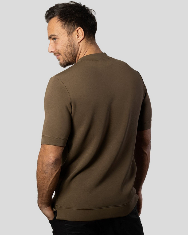 Camisa Ajustada de Manga Corta para Hombre