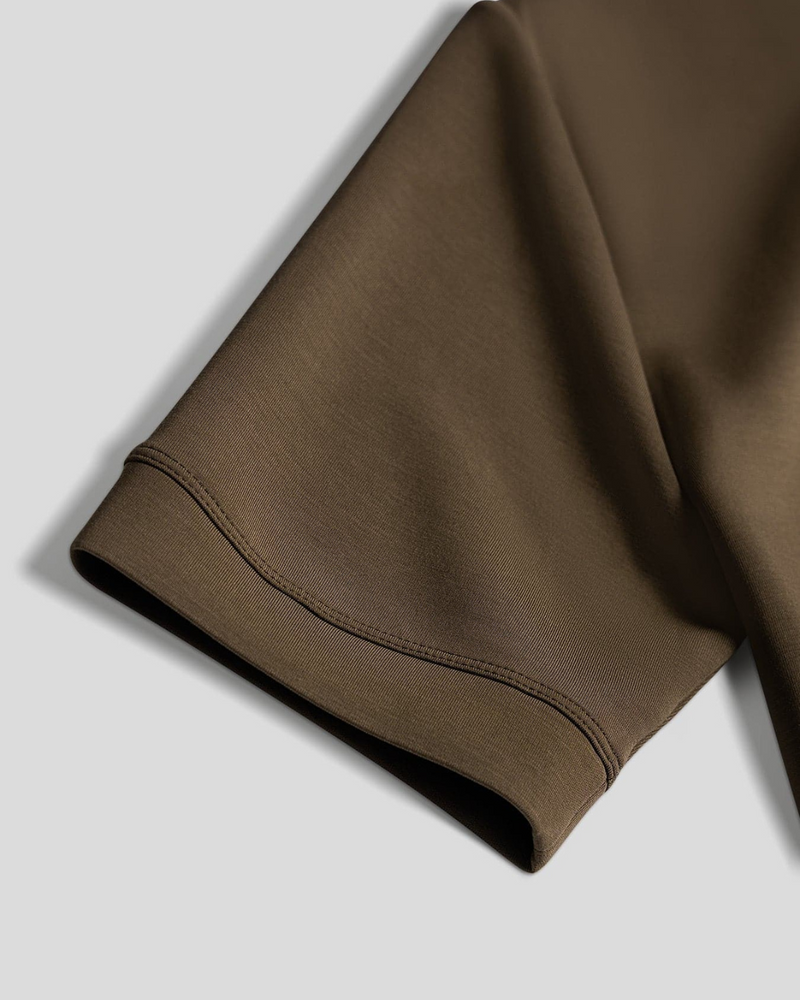 Camisa Ajustada de Manga Corta para Hombre