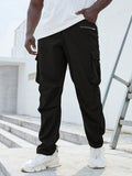 Pantalón Cargo Informal de Hombre con Bolsillos Delantero