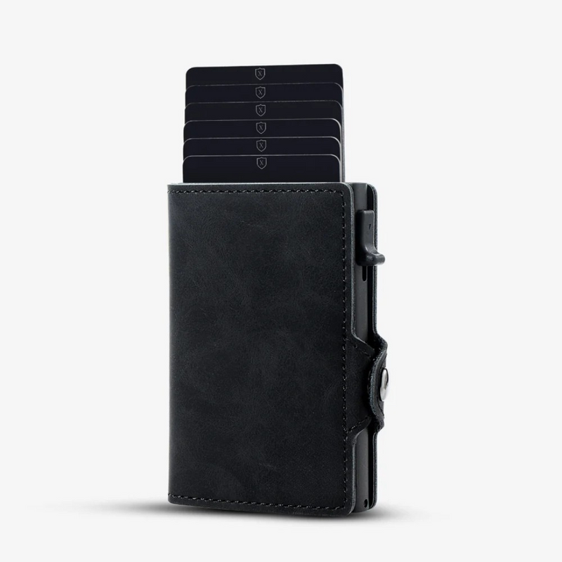 Billetera de Lujo con Protección RFID y Diseño Compacto