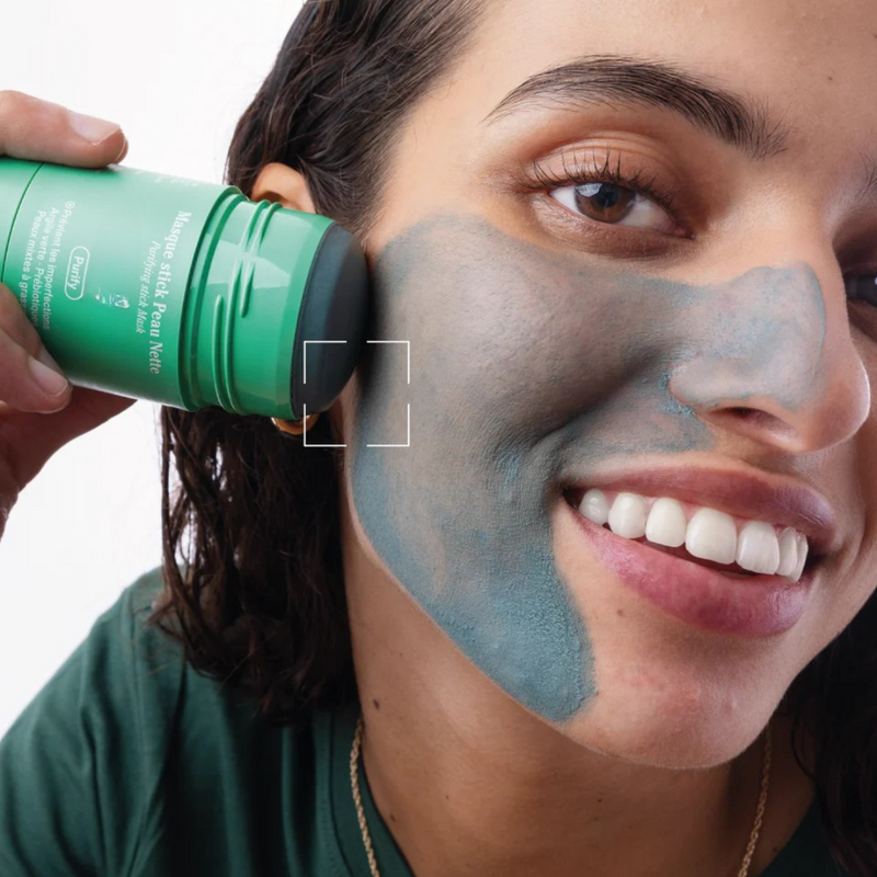 Mascarilla en Barra para una Piel Clara con Arcilla Verde y Prebióticos