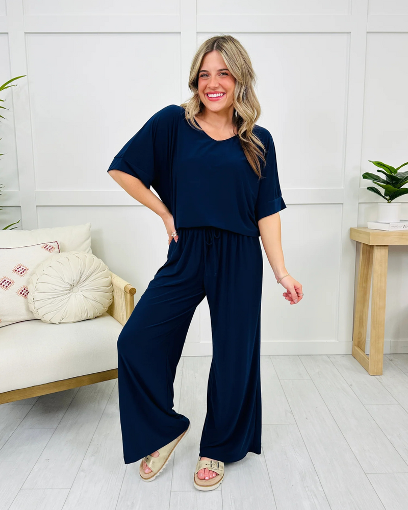 Conjunto de Mujer con Pantalón Ancho y Ajuste Cómodo.
