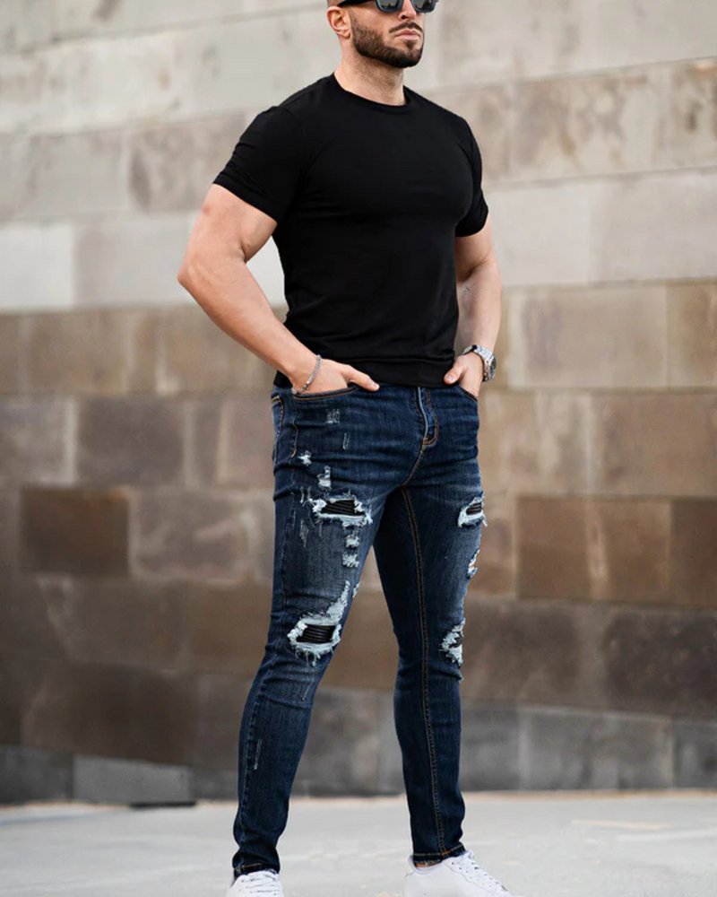 Pantalón de Corte Ajustado para Hombre