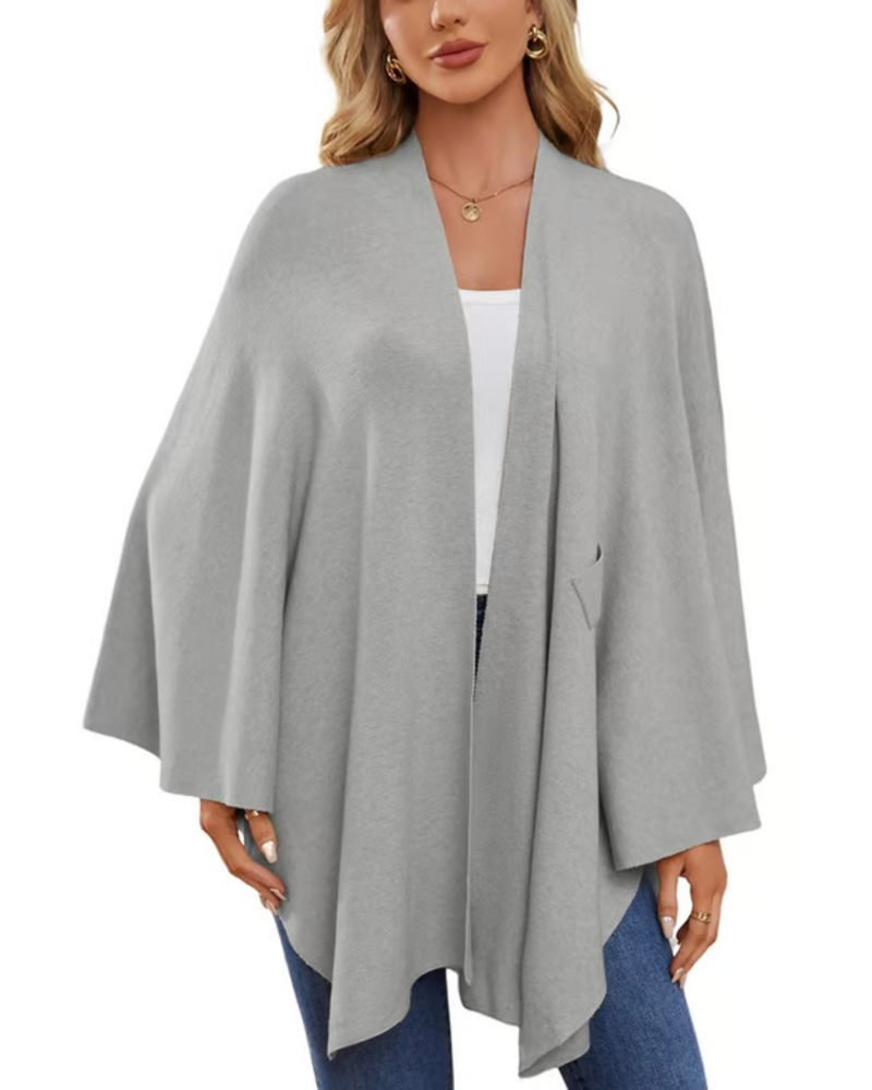 Jersey de Invierno con Cuello en V para Mujer