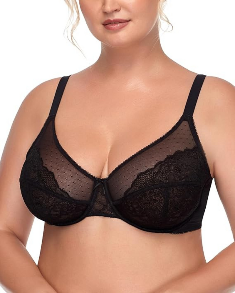 Sujetador de Mujer con Lazos Florales de Encaje y sin Almohada (OFERTA 2X1)