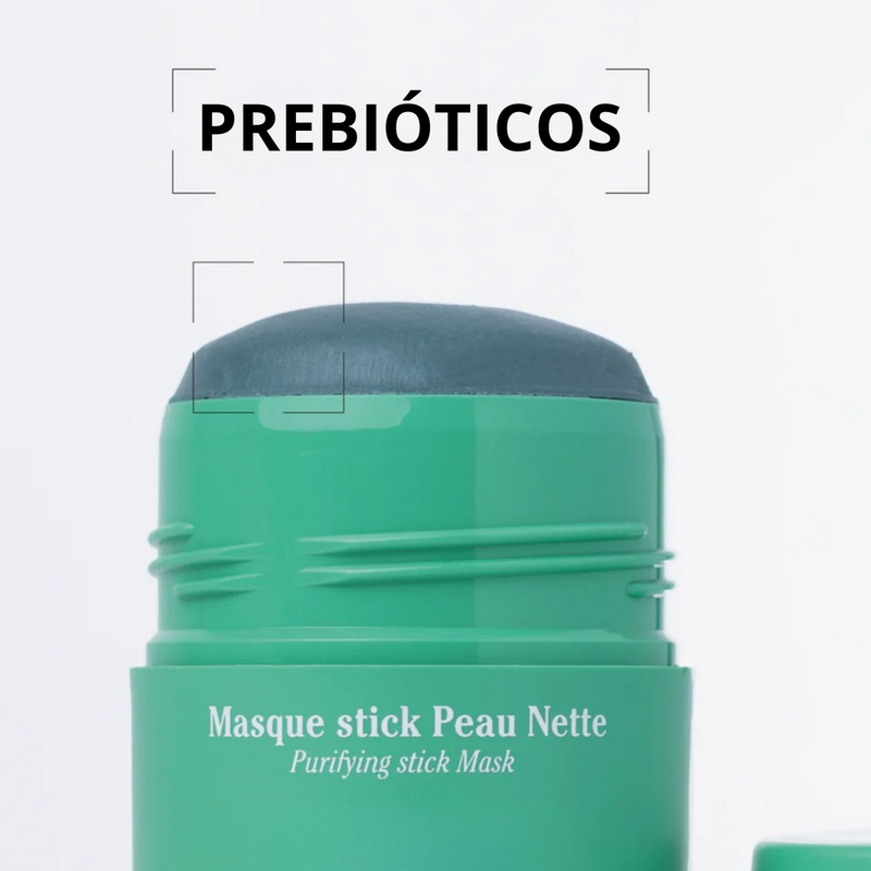 Mascarilla en Barra para una Piel Clara con Arcilla Verde y Prebióticos