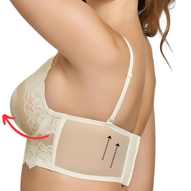 Conjunto Sujetador tipo Bralette y Braga con Encaje y Transparencia Leonisa