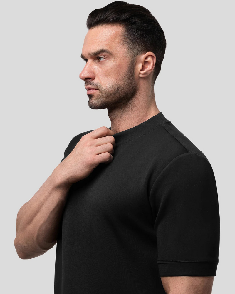 Camisa Ajustada de Manga Corta para Hombre