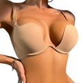 Sujetador con Push Up Escote Delantero para Todas las Tallas