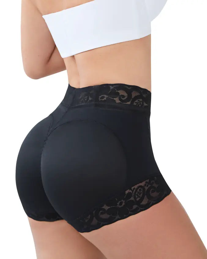 Shorts Moldeadores push-up (COMPRA 1 LEVVA 2) Negro y Beige