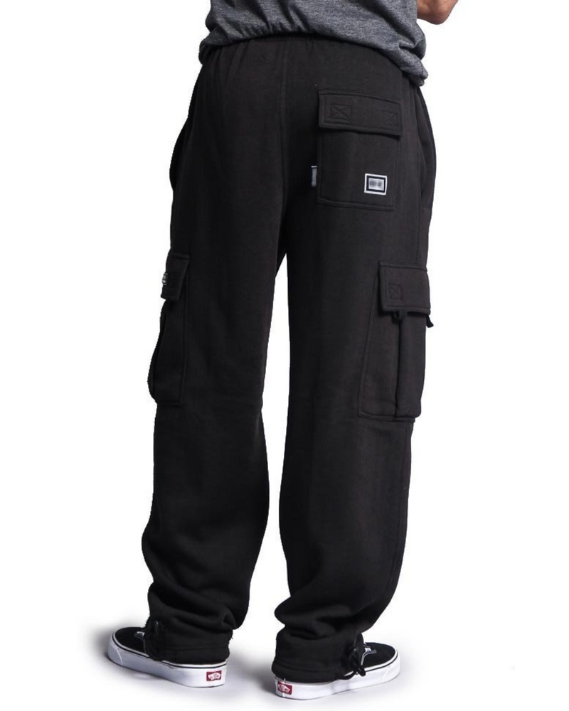 Pantalón Cargo de Lana Gruesa con Cintura Elástica