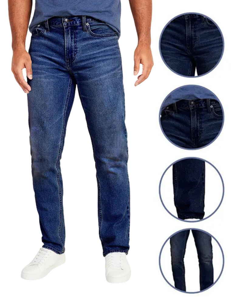 Pantalón Ajustado Elástico de 5 Bolsillos para Hombre