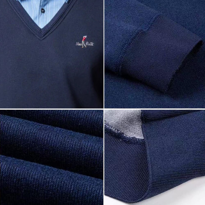 Camisa Térmica Casual de Hombre con Mangas Largas