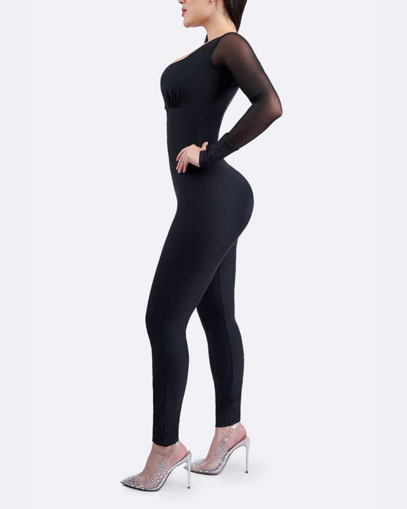 Faja Reductora con Cremallera Frontal y Efecto Lifting de Glúteos