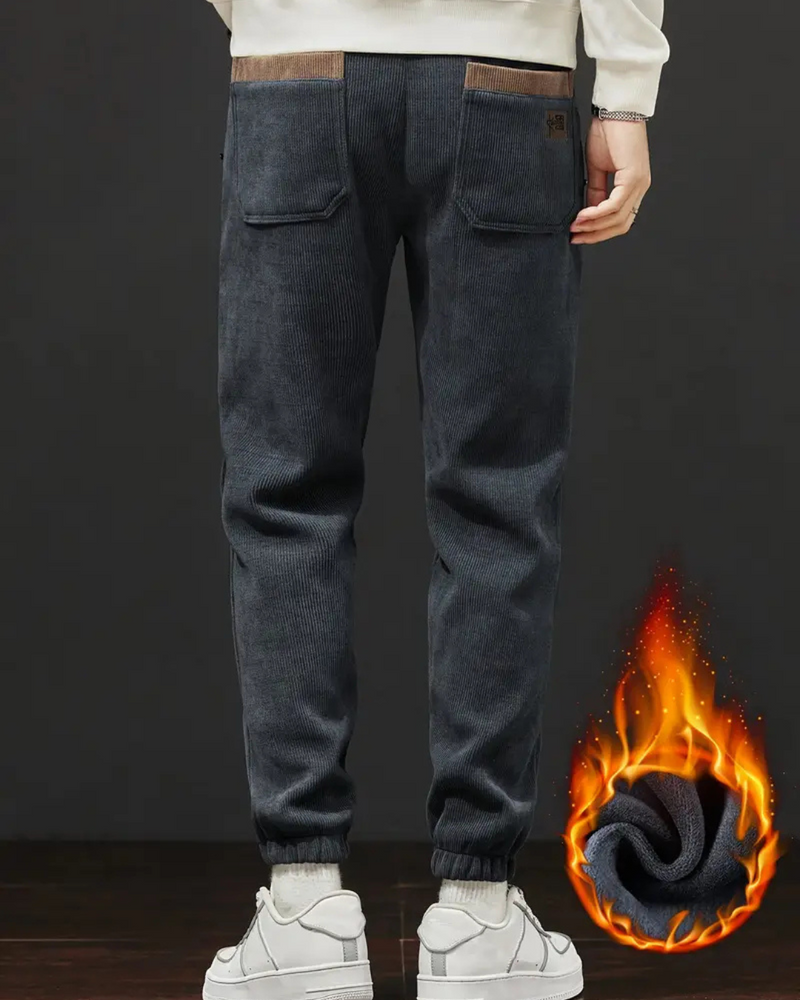 Pantalón Jogger Informal de Hombre con Forro Polar