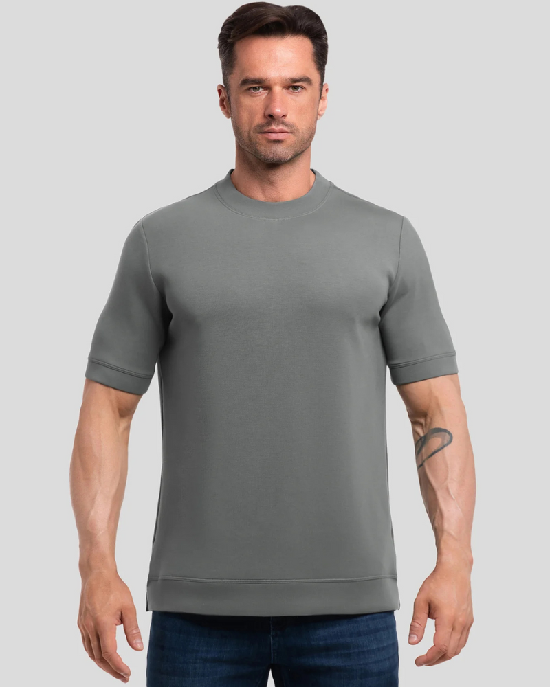 Camisa Ajustada de Manga Corta para Hombre