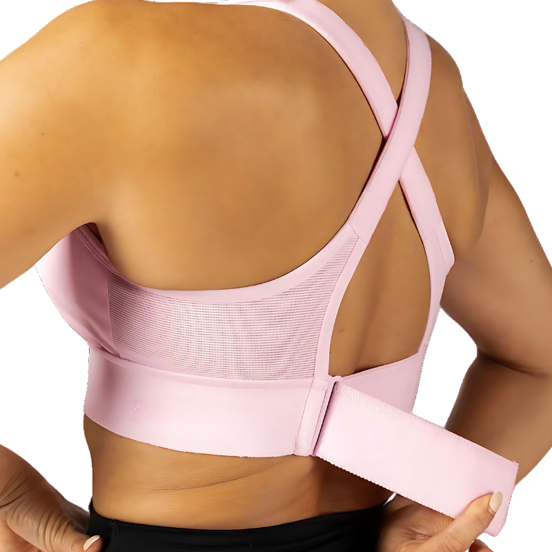 Sujetador Deportivo Ajustable de Alto Impacto con Abrochado Frontal®