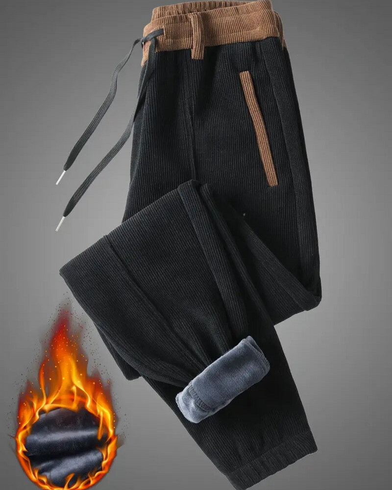 Pantalón Jogger Informal de Hombre con Forro Polar