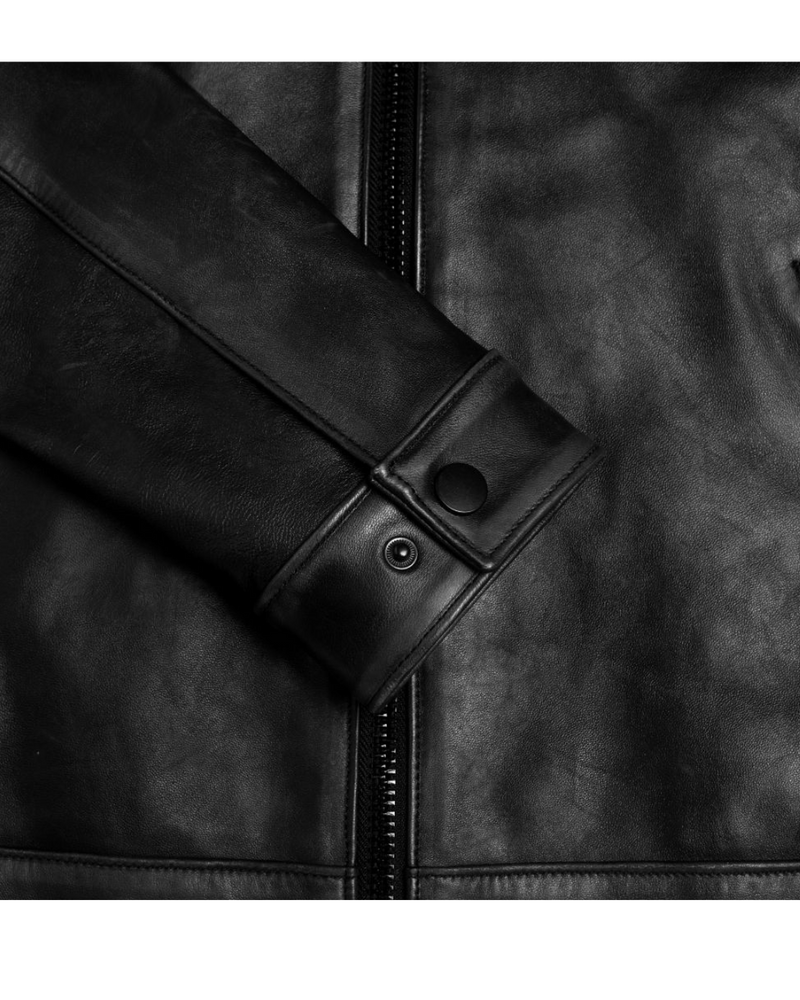 Chaqueta de Cuero Elegante para Hombres