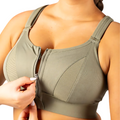 Sujetador Deportivo Ajustable de Alto Impacto con Abrochado Frontal®