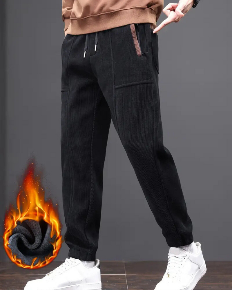 Pantalón Jogger Informal de Hombre con Forro Polar