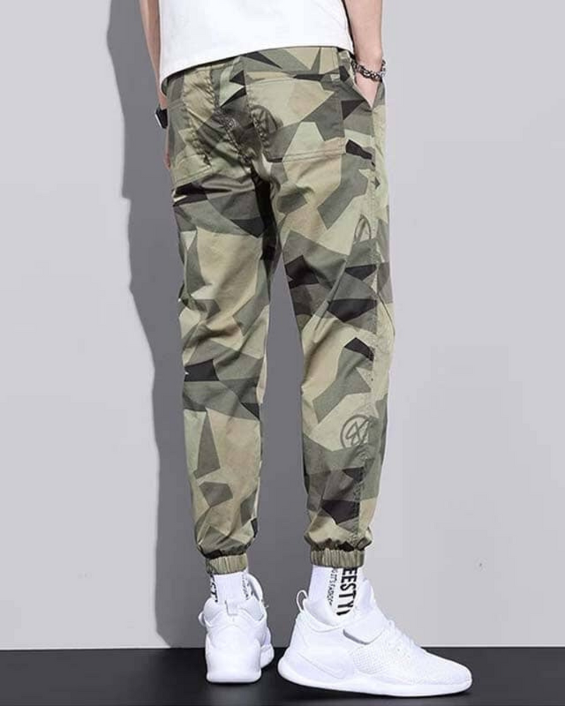 Pantalón de Seda de Secado Rápido con Camuflaje