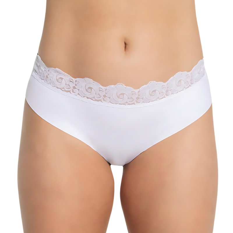 Conjunto Sujetador tipo Bralette y Braga con Encaje y Transparencia Leonisa