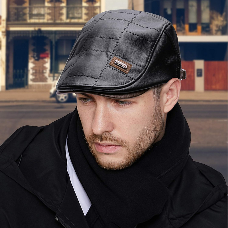 Boina de Cuero para Hombre