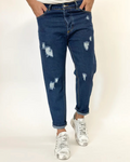 Pantalón con Ligero Desgarro en la Rodilla para Hombres