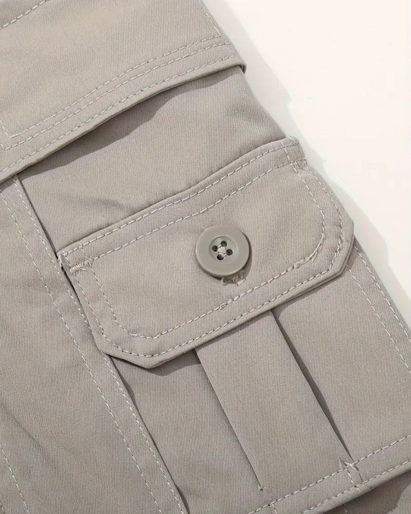 Pantalón Rectos para Hombre con Múltiples Bolsillos
