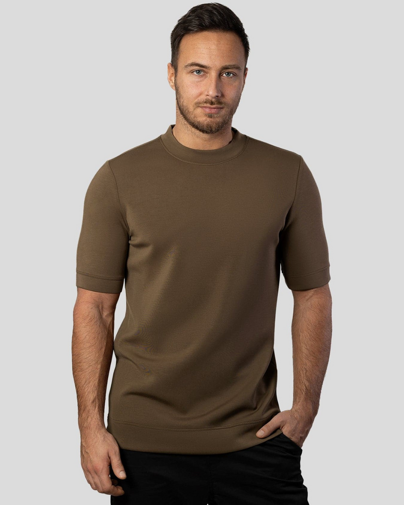 Camisa Ajustada de Manga Corta para Hombre