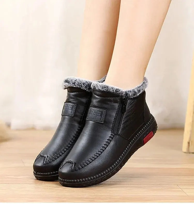 Botas Polares de Cuero para Mujer