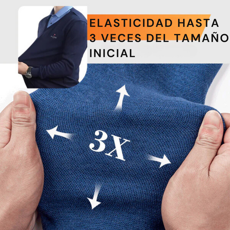 Camisa Térmica Casual de Hombre con Mangas Largas