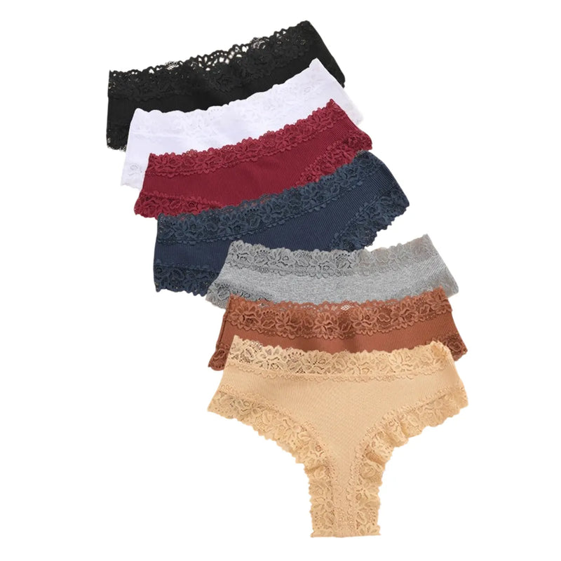 Braguitas CottonLace - Brasileñas de encaje [Compra 4 y llévate 7]