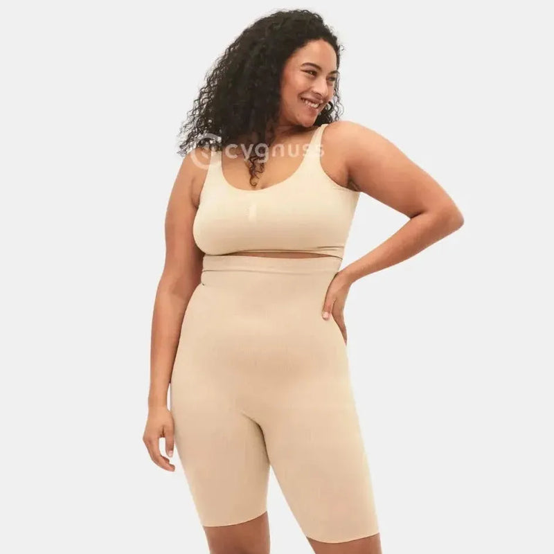 Short Premium - Modelador de Cintura Alta - con Bandas de Silicona