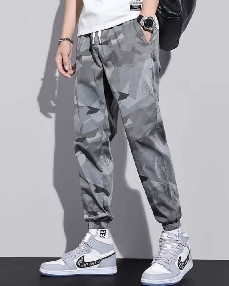 Pantalón de Seda de Secado Rápido con Camuflaje