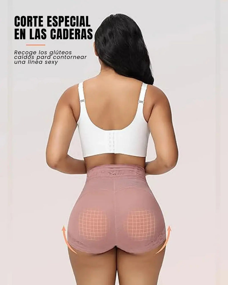 Shorts Moldeadores push-up (COMPRA 1 LEVVA 2) Negro y Beige