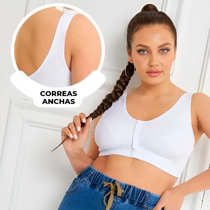 Sujetador sin Aros para Tallas Grandes con Botones Delanteros (OFERTA 2X1 GRATIS)