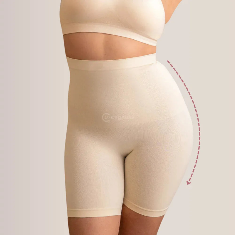 Short Premium - Modelador de Cintura Alta - con Bandas de Silicona