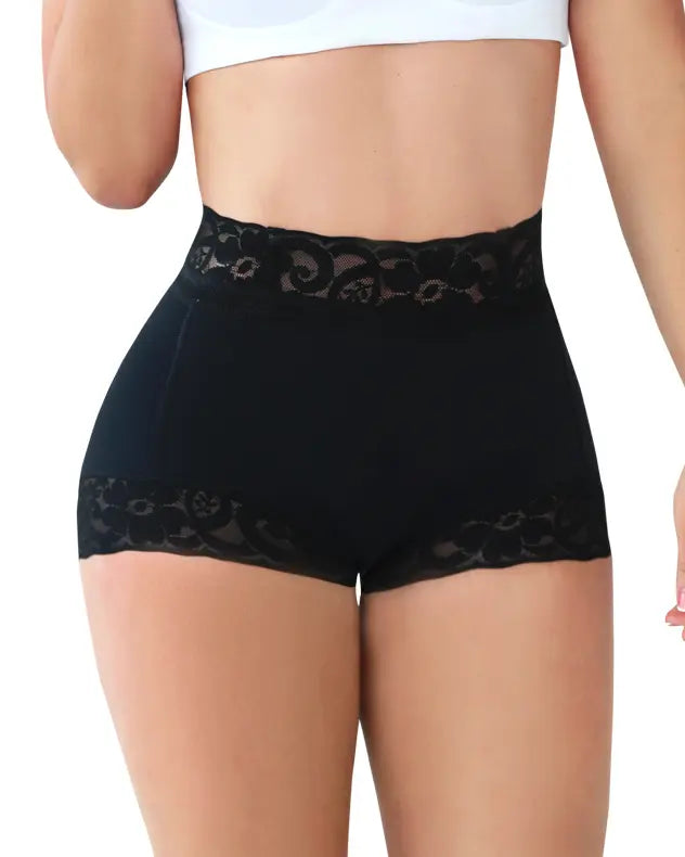 Shorts Moldeadores push-up (COMPRA 1 LEVVA 2) Negro y Beige
